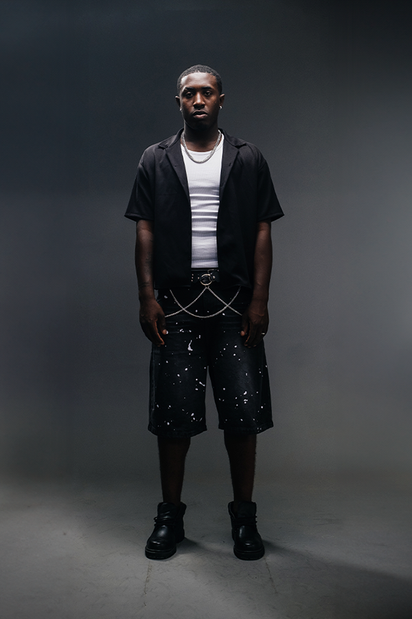 Boxy Cuban Collar Shirt Black