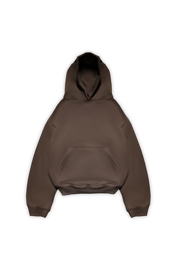 Boxy Hoodie Brown
