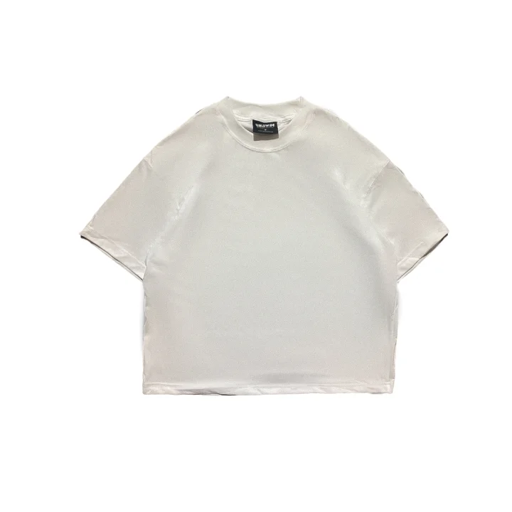 Boxy Fit White Tee